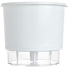 Vaso Raiz Auto Irrigável N4 21x18cm Branco Antidengue Promo