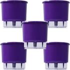 Vaso Raiz Autoirrigavel Médio N3 Roxo Flores Kit 5 Unidades