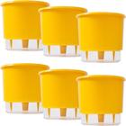 Vaso Raiz Autoirrigavel N3 16X14 Amarelo Anti Dengue 6 Pcs