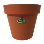 Vaso Redondo Bari ECO (15X13) Cor Terracota OKLA