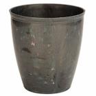 Vaso Redondo Stone (150mm) Oliva Marmorizado INJEPLASTEC