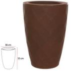 Vaso Safira Conico Ferrugem 55cm