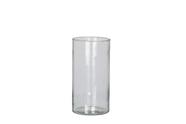 Vaso Tubo Vidro Transparente Cilindrico 14x30 Arranjo Mesa