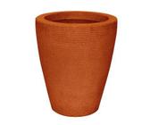 Vaso Vasap Design Cone Riscato Alt: 55 cm. X Larg: 38 cm. Terracota