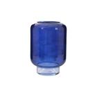 Vaso Veneza Azul Escuro 17.5x23.5Cm Vidro