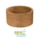 Vaso xaxim de fibra de coco ecologico N3 diametro 21cm Gold Plant