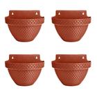 Vasos de Parede Rattan - Arqplast - 4 Unidades - 3 Litros