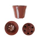 Vasos pote 9 marrom 25 unidades vasos para mini suculentas cactos lembrancinha artesanato fazer mudas de suculentas plantas geral