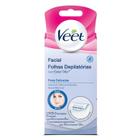 Veet Cera facial pele delicada 12 Folhas