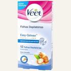 Veet - Folha Depilatória Peles Delicadas - 12 Folhas