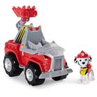 Veículo de brinquedo Paw Patrol Dino Rescue Marshall com dinossauro