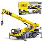 Veículo de construção de brinquedos Qcar Mobile Crane Truck escala 1:50