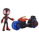 Veículo de Roda Livre com Mini Figura - Spidey and his Amazing Friends - Miles Morales - Hasbro