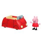 Veículo e Mini Figura - Peppa Pig - Carro Vermelho - Hasbro