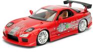 Veículo Jada Toys Fast & Furious - Mazda RX-7 1:24 - Modelo de Fusão sob Pressão