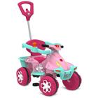 Veículo para Bebê SMART Quad Rosa Passeio e Pedal com Haste Direcionável - Bandeirante