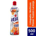 Veja Power Fusion Limpador Multiuso Laranja 500Ml Limpeza