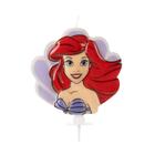 Vela Aniversário Ariel Pequena Sereia Princesas - 01 unid