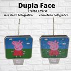 Vela Aniversário Dupla Face Para Bolo Festa Porquinha Pig