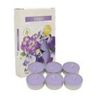 Vela Aromática Com 6 Unidades - Violet - Aura Candles