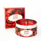 Vela Aromática em Lata Goloka Rose 70 gr Vegano - Lua Mística - 100% Original - Loja Oficial