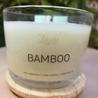 Vela Aromática Vegetal com Wax Melt Perfumada Bamboo 120g t - Likare Home & Beauty