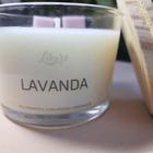 Vela Aromática Vegetal com Wax Melt Perfumada Lavanda 120g com tampa - Likare Home & Beauty