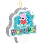 Vela de Aniversário Peppa Pig Plana - Regina