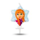 Vela decorada festa Frozen Princesa Anna decoração aniversá