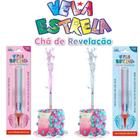 Vela Estrela Azul ou Rosa para Cha de Revelação