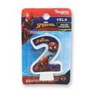 Vela Festa Spider Man Número 2 - 01 unidade - Regina - Rizzo Festas
