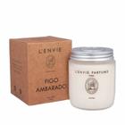 Vela Perfumada Pote Figo Ambarado Lenvie 170g