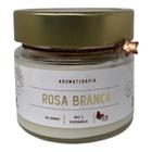 Vela Perfumada Rosa Branca Atria Aromática Indiana 140g - Lua Mística - 100% Original - Loja Oficial