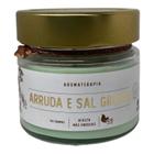 Vela Perfume Arruda Com Sal Grosso Aromas Atria Indiana 140G