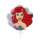 Vela Princesa - Ariel - 1 unidade - Silver Festas - Rizzo