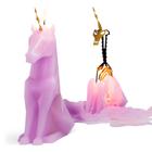 Vela PyroPet Einar Unicorn Lilac com esqueleto metálico - 54Celsius