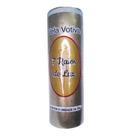 Vela Votiva 7 Dias Dourada - 260 Gr - Sete Raios De Luz