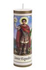 Vela Votiva (7 dias) Santo Expedito 260g Parafina Pura - 08 unidades - Velas Master