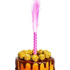 Vela Vulcão Cascata festa bolo aniversário comemorações