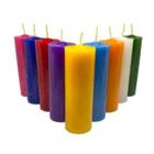 Velas 7 dias várias cores - 250g - 14cm