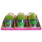 Velas Cactus Kit Com 3 em Vasinhos de Alumínio Ø 7x10cm Cada