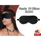 Venda tapa olhos dominatrixx preta BDSM - Venda arredondada -FETICHE - SADO