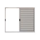 Veneziana 3 Folhas de Correr S/Grade 1.00 X 1.00 Aluminio Branco Linha Modular - Hale