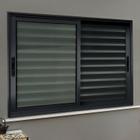 Veneziana Elite 3 Folhas Moveis 120 X 120 Vidro Liso Preto