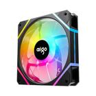 Ventilador Aigo AM12PRO RGB PWM de 120mm - Silencioso e com Caixa