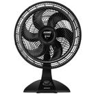 Ventilador Arno 2 em 1 Premium 3 Velocidades Rotação 1500 Rpm 6 Pás VF42 Preto 110v