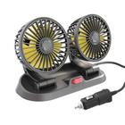 Ventilador Automotivo Duplo 12v Ajustável Carro