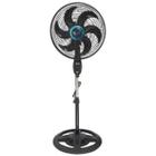 Ventilador Coluna Ajustável Turbo Silencioso 6 Pás - TYF Chão Pedestal 40cm Premium