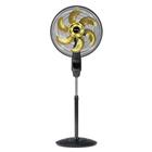 Ventilador Coluna Mallory Chronos 126W TS+ 6 Pás 40cm com 3 Velocidades Preto/Dourado