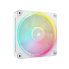 Ventilador Corsair iCUE Link LX120 RGB 120 mm PWM, pacote único, branco